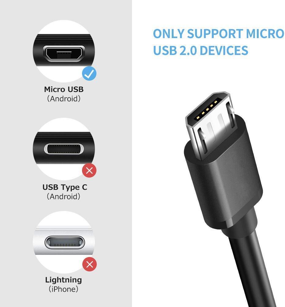 USB OTG Cable, Adapter, Connector, Fast Charging, Data Transfer, Compatible with Laptops, Tablets, Smartphone