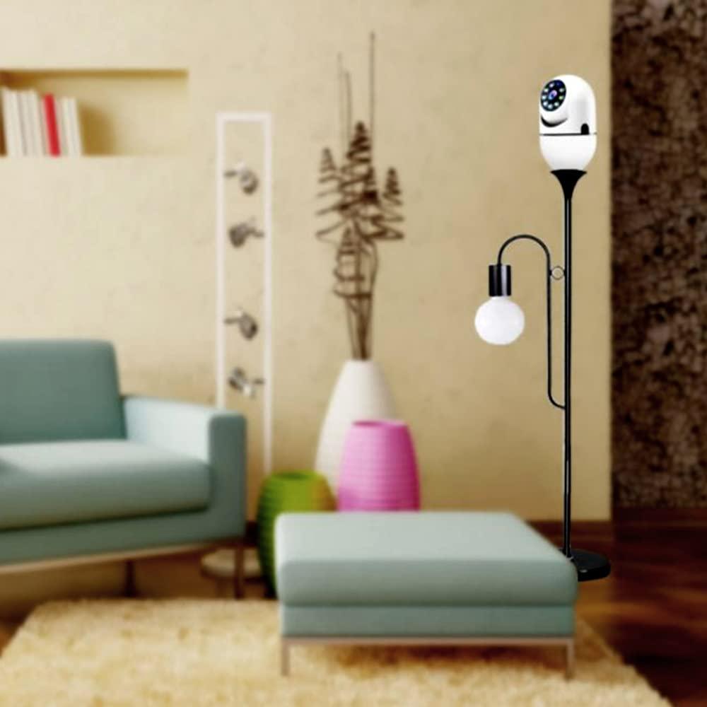 Wifi Camera | 3MP Indoor Bulb Camera Indoor 360Â° Smart Home Security Camera | Light Vision 24x7 Continuous Recording with Motion Sensor