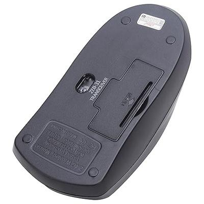 Wireless Mouse AD-891, 2.4 GHz with USB Nano Receiver, Optical Tracking , for PC, Mac,Laptop and Tablet (Black)