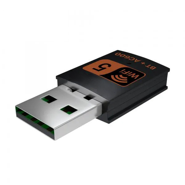 Usb Wifi Dongle 5 (Ac-600 2.4+5G+Bt4.2) | Mini Wireless Network USB Wi-Fi Adapter for PC, Desktop, Laptop
