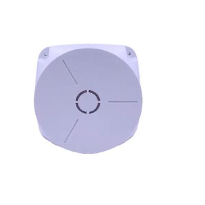 PVC Round Junction Box , Indoor/Outdoor with Nails , (5X5) For CCTV Cameras - White