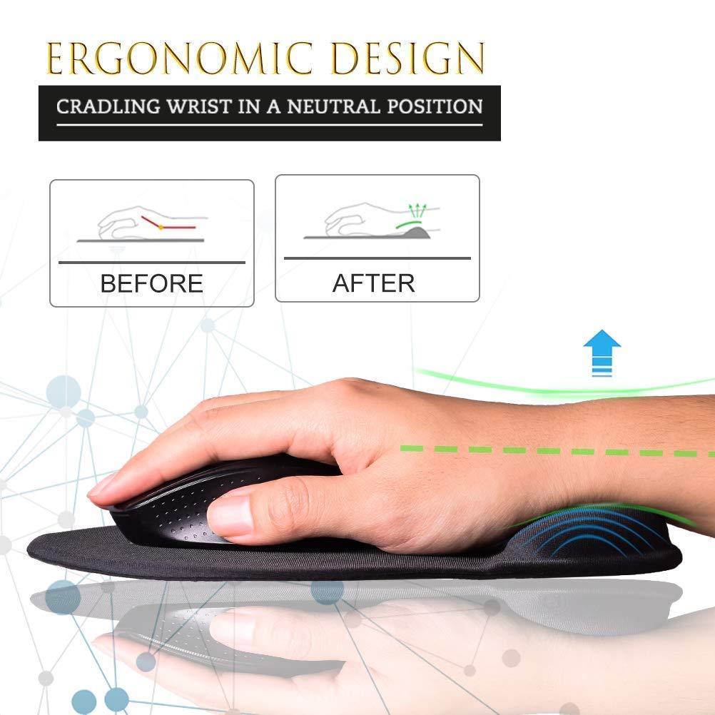 Mousepad Oringal Comfort Mousepad woth Gel Wrist Support