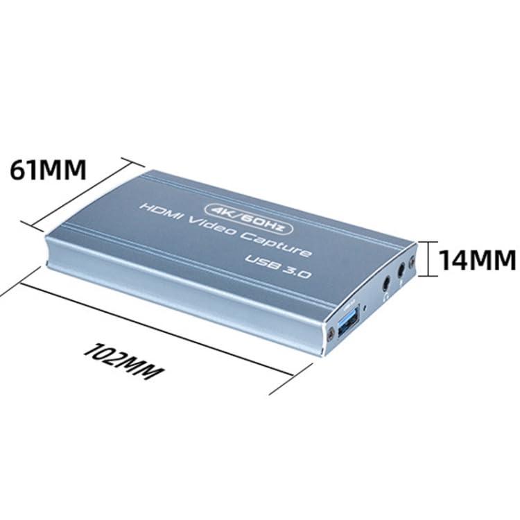 Prime HDMI 4K Video Capture Card USB 3.0 Capture Device High-Quality 4K Video Recording for Gaming, Streaming, and Content Creation (Black)
