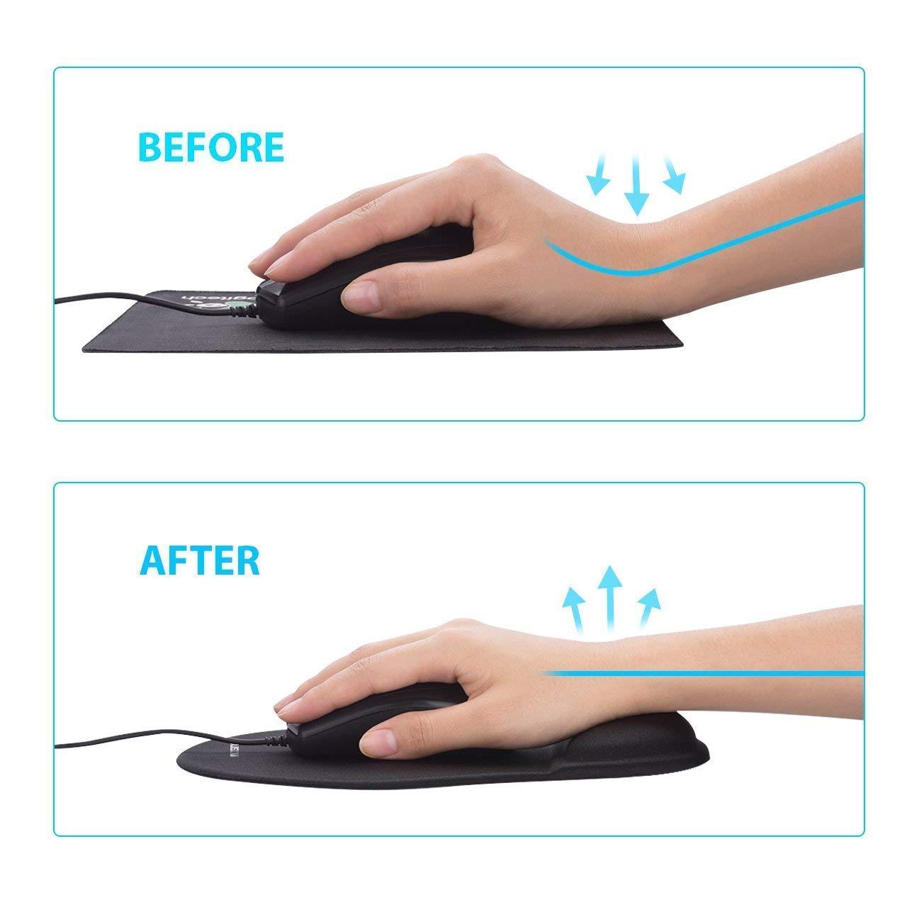 Mousepad Oringal Comfort Mousepad woth Gel Wrist Support