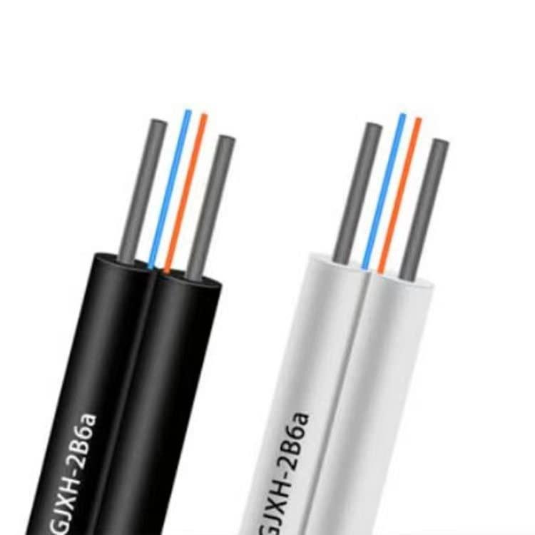 FTTH 2 Core Drop Cable , Indoor Fiber Optic Cable for High-Speed Connectivity