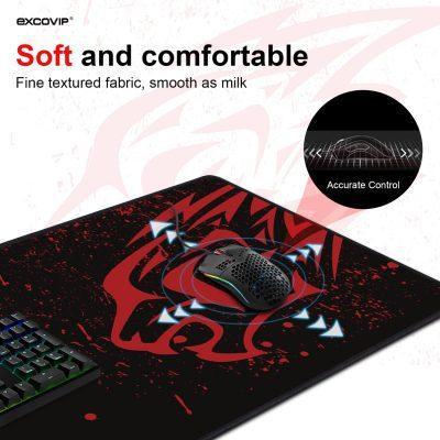 Gaming Mouse Pad (60 X 30cm) Non-Slip Rubber Base Mouse pad Mice Smooth Cloth Surface Keyboard