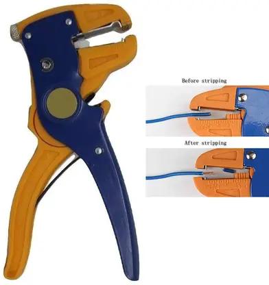 Self-Adjusting Wire Stripper Cutter, Precision Tool for Clean Stripping