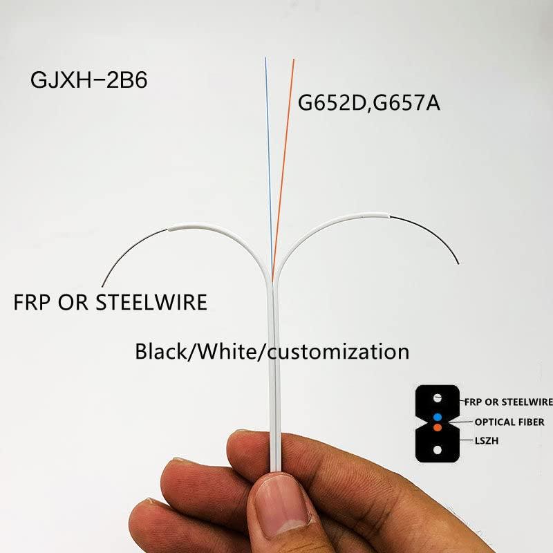 FTTH 2 Core Drop Cable , Indoor Fiber Optic Cable for High-Speed Connectivity
