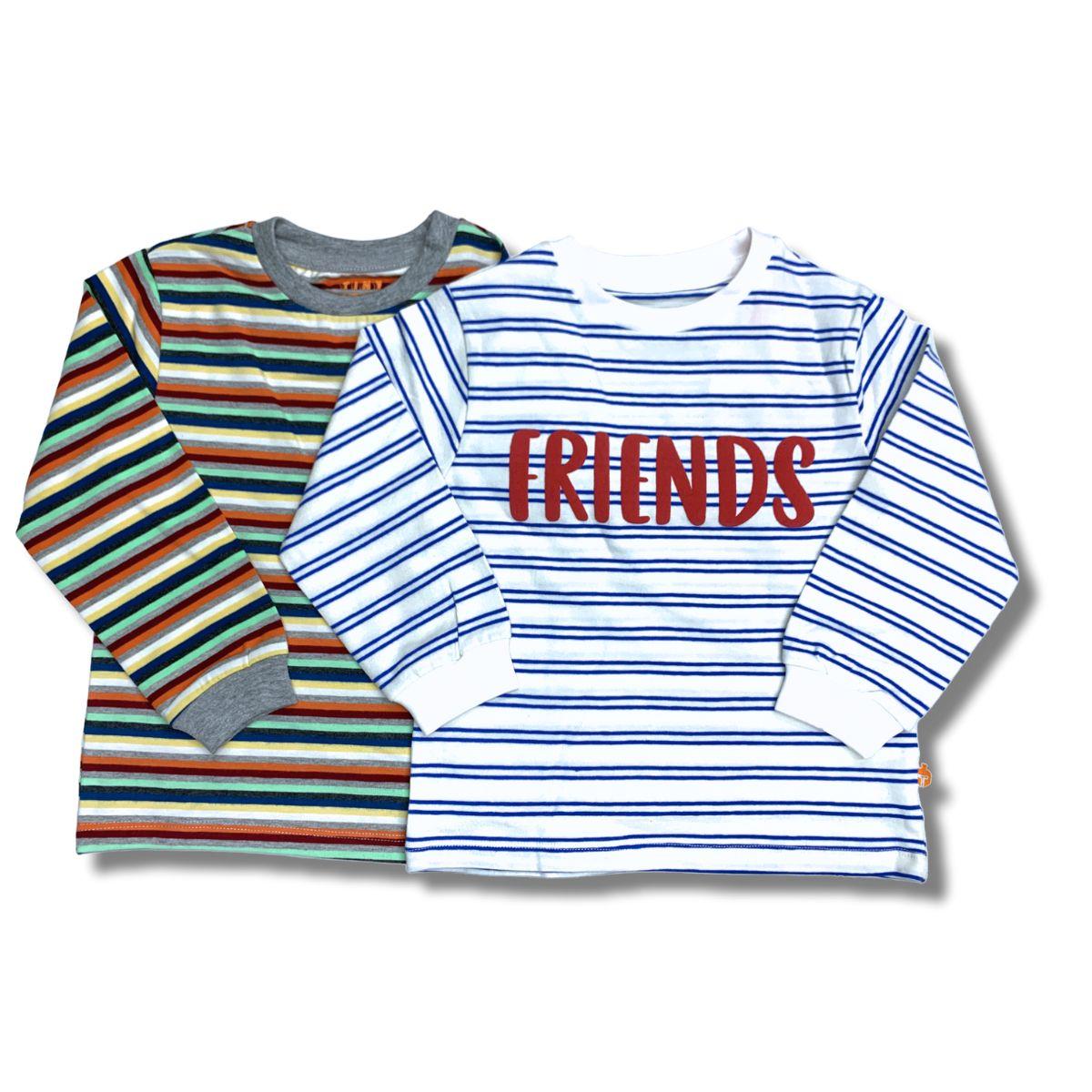 Chic Kids Plumage Shop Smart and Sophisticated: Rock the Latest Trends with Trendy White Striped
