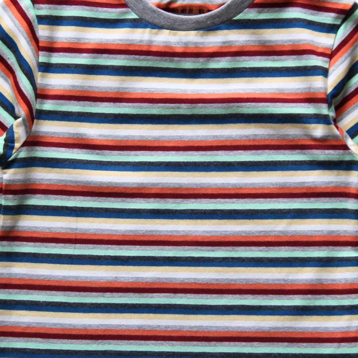 Latest Kids Boys Full-Sleeve T-Shirt - Multi-Coloured Striped Cotton Tee for Kids | Trendy and C