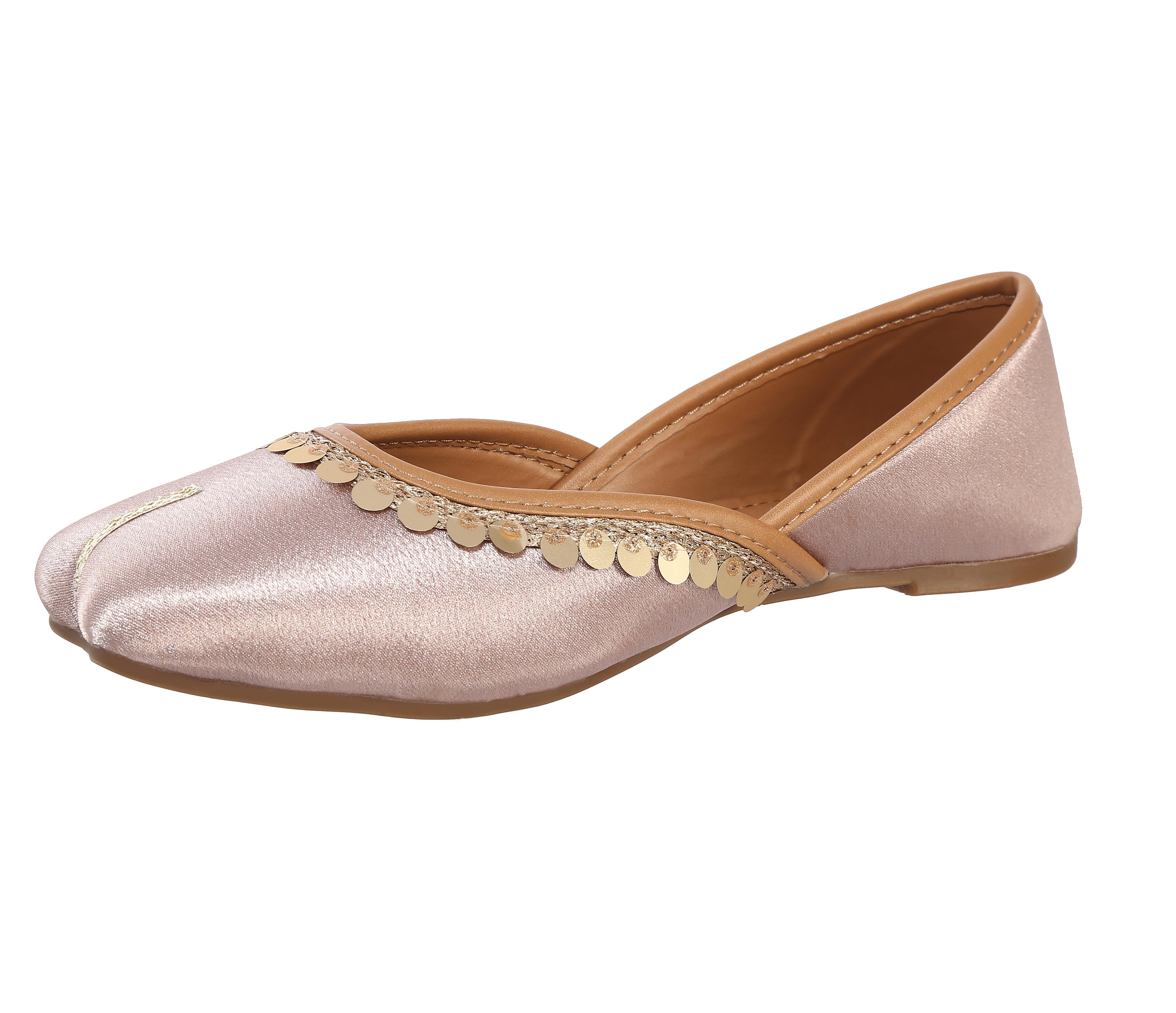 Best Women Traditional Lace work Ethnic Mojari 2025 at ShopCircuit | ONDC