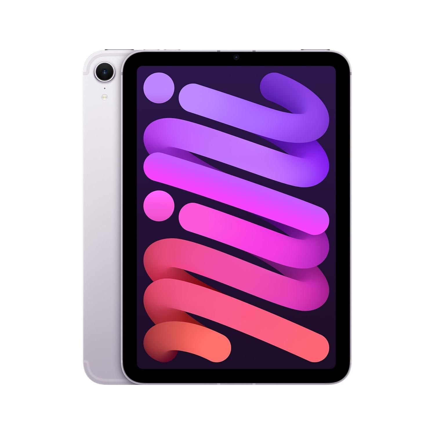 Buy best quality iPad Mini 7 Purple 256 GB Wi-Fi + Cellular at 15