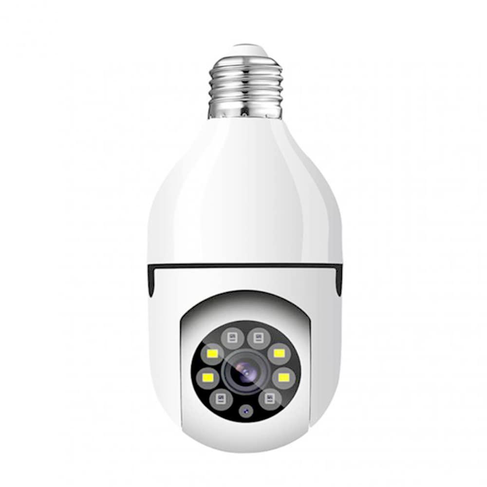 Wifi Camera | 3MP Indoor Bulb Camera Indoor 360Â° Smart Home Security Camera | Light Vision 24x7 Continuous Recording with Motion Sensor - Camera | Buy online on ZillyBuy