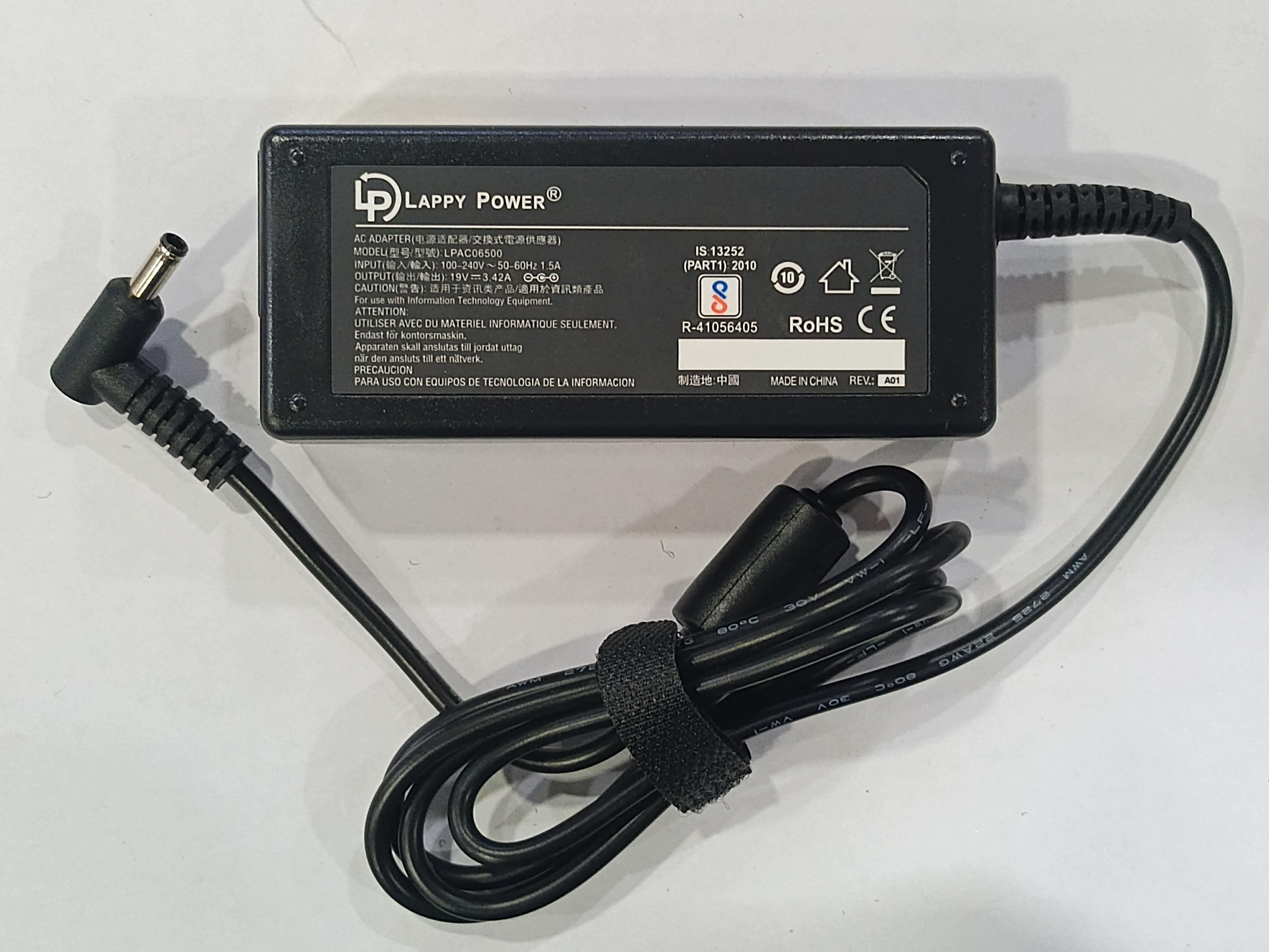 Laptop Adapter compatible for ASUS (65W 3.42A 19V) Small Pin - 4.5mm x 3.0mm Pin