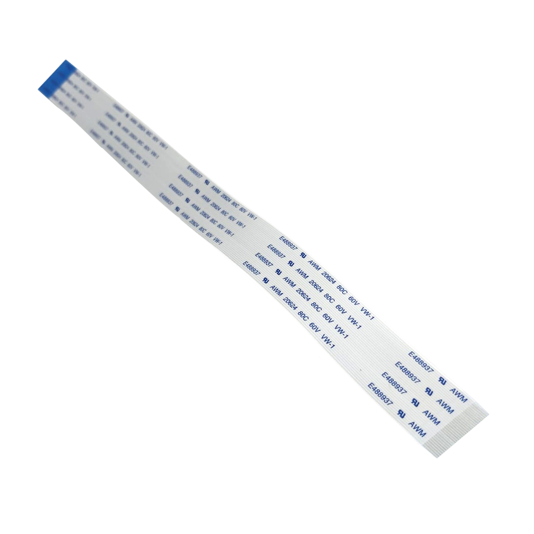 30 Pin 0.5mm Pitch 200mm Reverse Side Connection FFC Ribbon Flexible Flat Cable