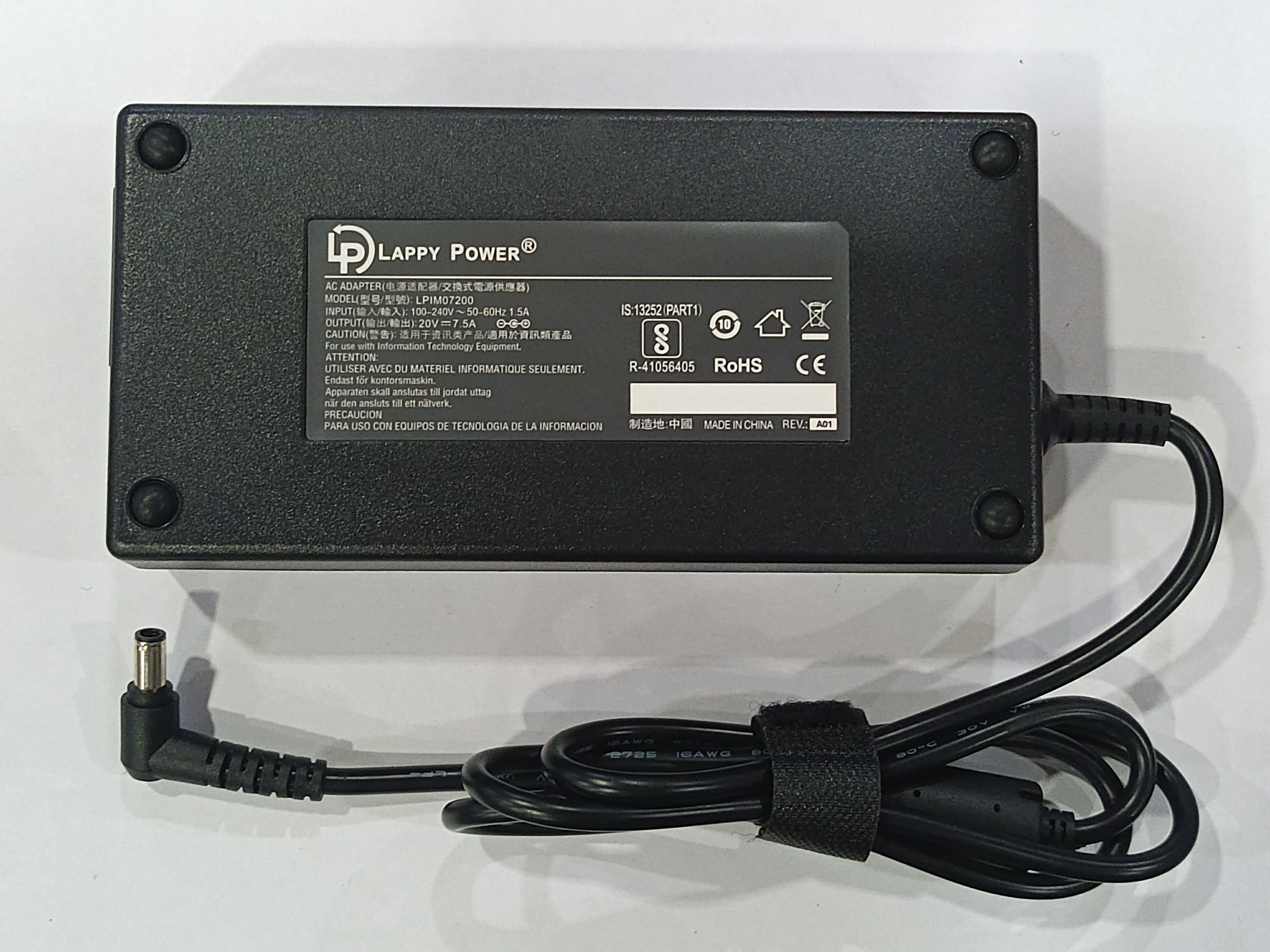 Laptop Adapter compatible for ASUS (150W 7.5A 20V) - 6.0mm x 3.7mm Pin