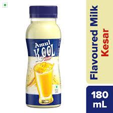 amul kool milk kesar flavour 180 ml pet bottle