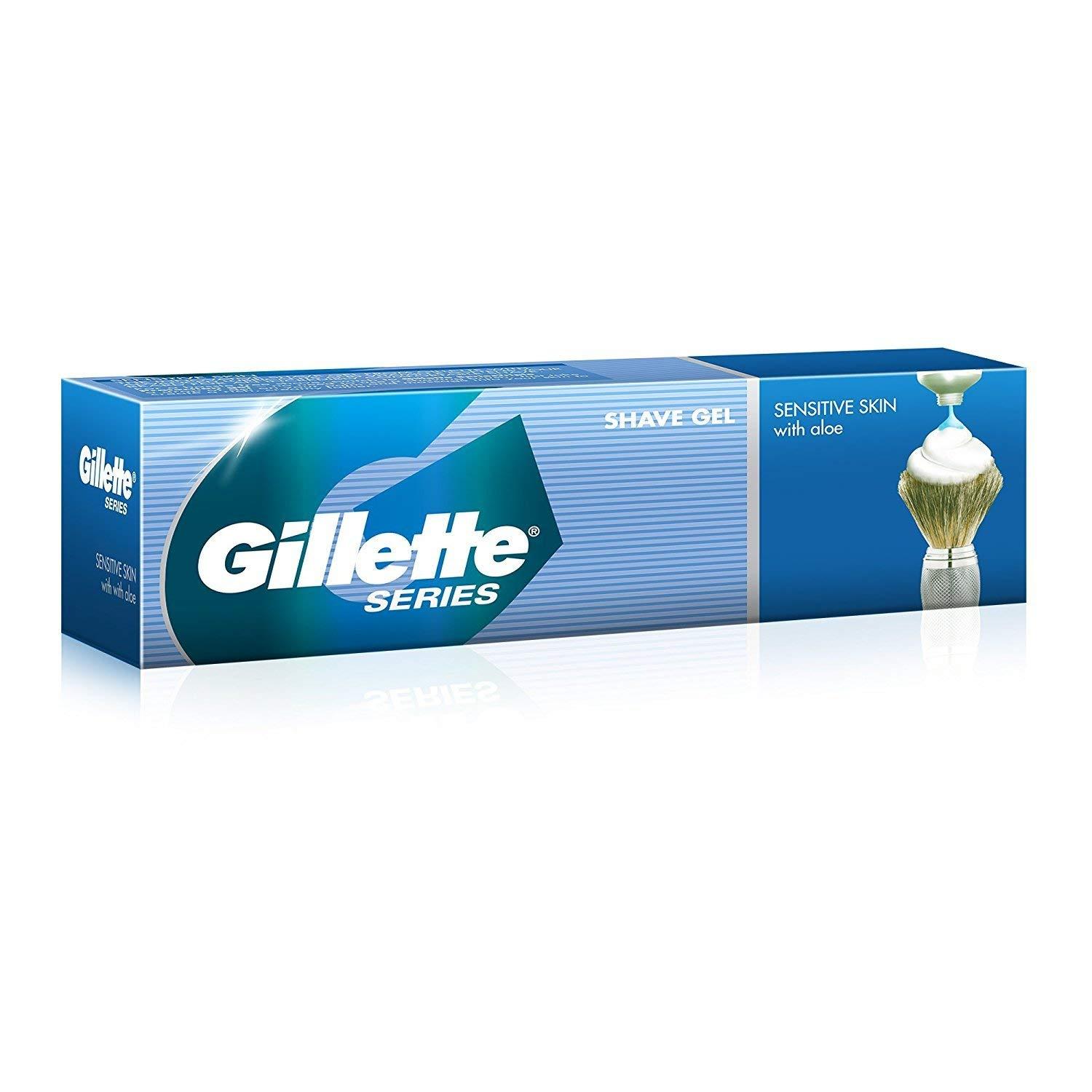 GILLETTE SENSITIVE SKIN SHAVE GEL 60 GMS
