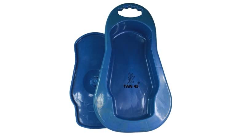 Tan45 Portable Bed Pan for Adults (Bed Pan Premium) Plastic | Durable And Easy To Clean