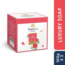 Yardley Soap, Red Roses, 100G (Pack Of 3)