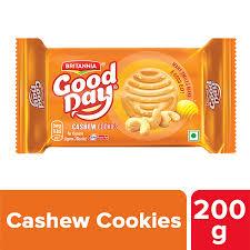 britannia good day cashew cookies crunchy zero trans fat ready to eat 200 g