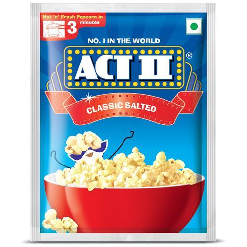 act ii classic salted cooker pop corn 40 gms