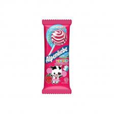 alpenliebe pop cream strawberry flavour lollipop toffee 8g