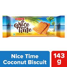 britannia nice time coconut biscuit ready to eat crunchy and sweet 143 g