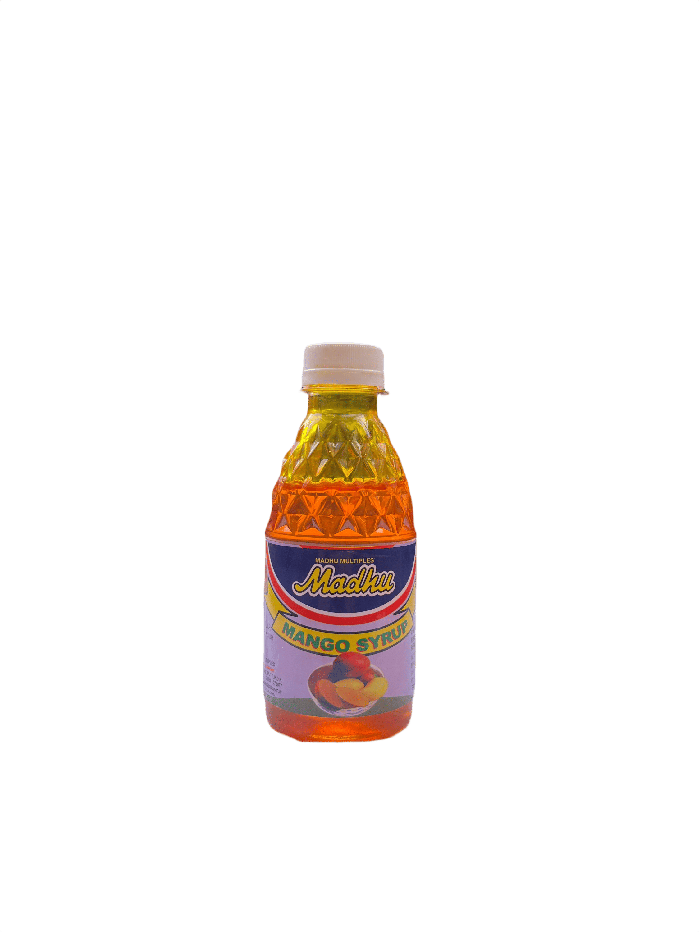 madhu mango flavour soft drink syrup 200ml