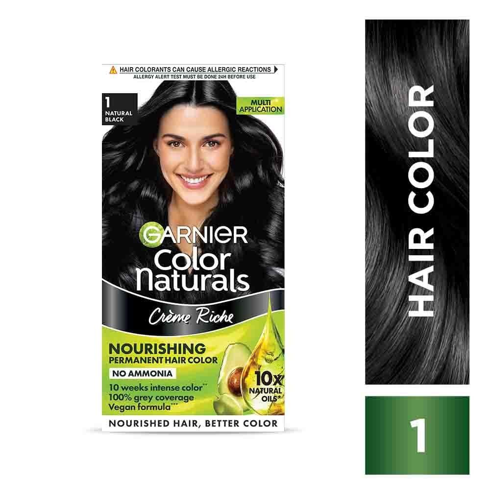 GARNIER 1 NATURAL BLACK COLOR NATURALS HAIR COLOR BIG black