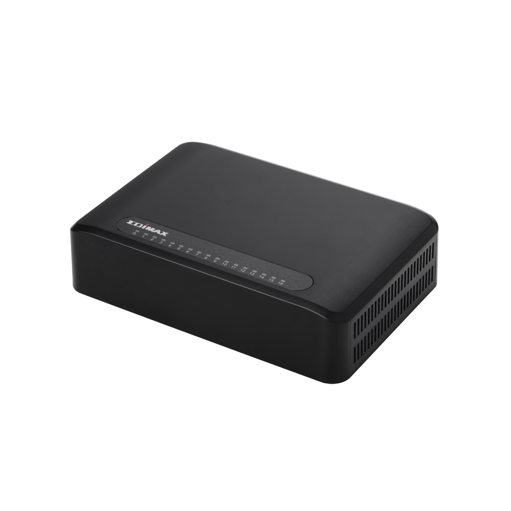 Edimax ES-3316P, Unmanaged 16 Port Ethernet Desktop Switch With PoE