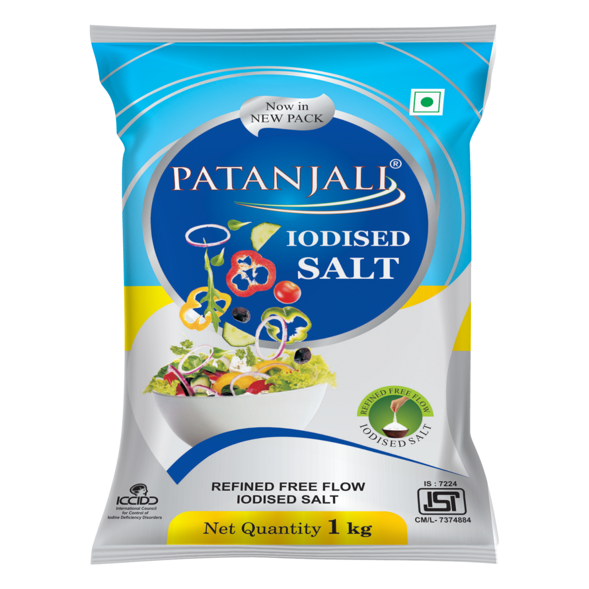 patanjali iodised salt 1kg
