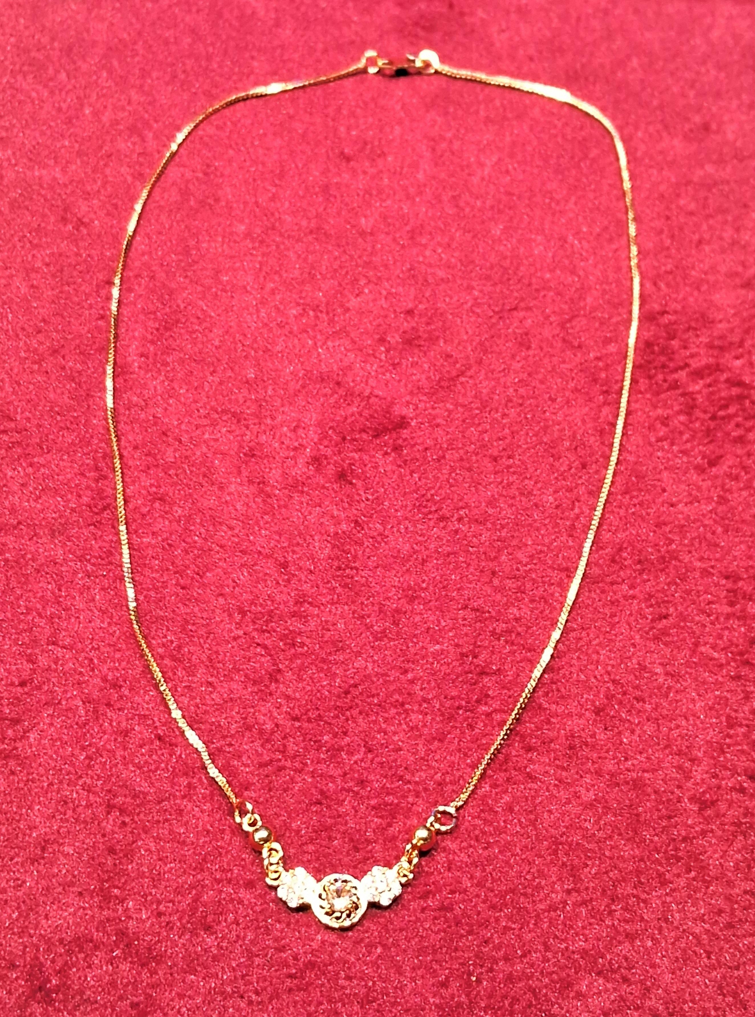 CHAIN GP 18" gold Free Size