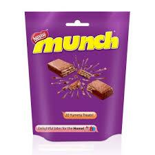 munch chocolate delicious treats 322 g
