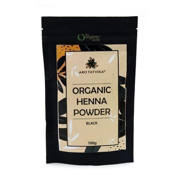 AROT ORGANIC HENNA POWDER - BLACK 100GM black