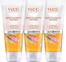 Vlcc Natural Sciences Wild Turmeric Face Wash - 80Ml (Pack Of 3)