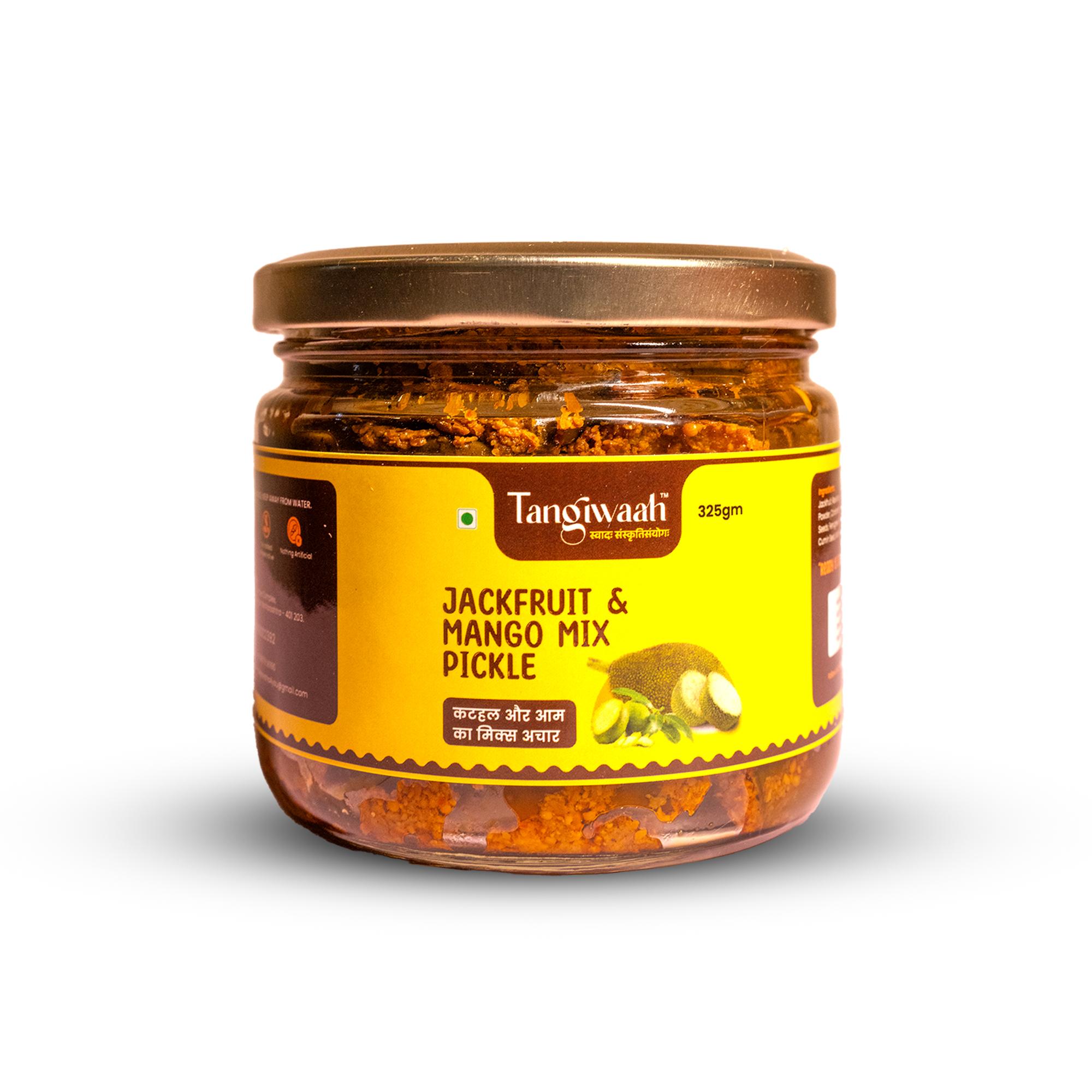 jackfruit and mango mix pickle kathal aur aam ka traditional achar 325gm