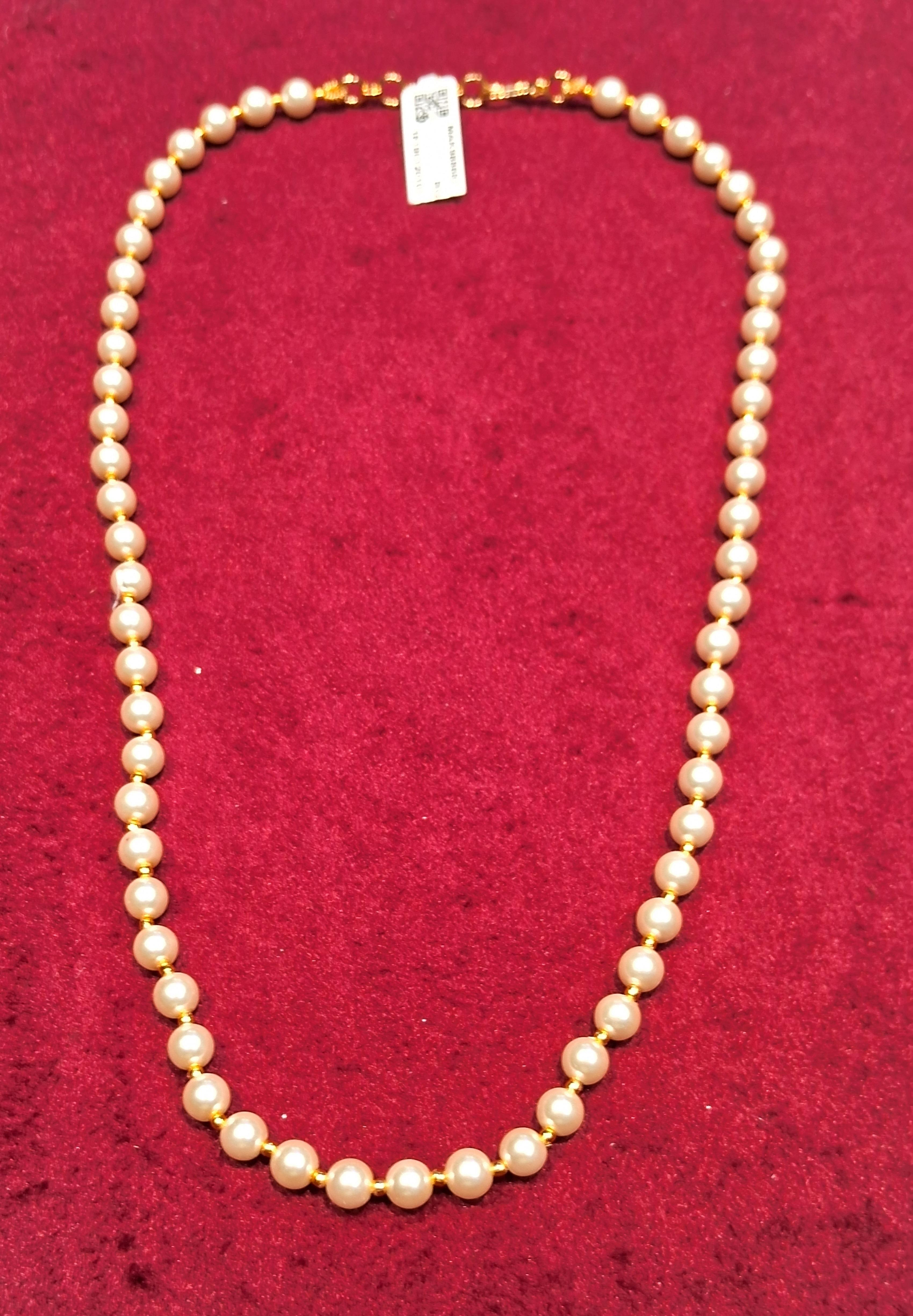 CHAIN CRYSTAL gold 18 Inch