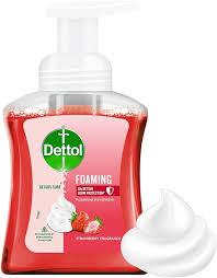 Dettol Foaming Handwash Pump - Strawberry, Rich Foam, Moisturizing Hand Wash, Soft On Hands, 250Ml