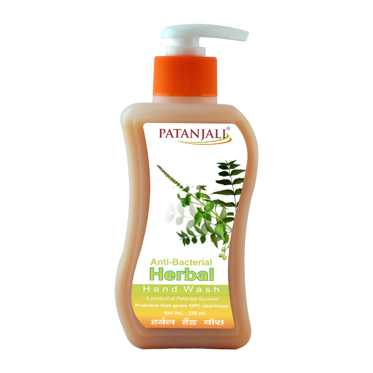 Patanjali Anti Bacterial Herbal Hand Wash 250ml Patanjali Anti Bacterial Herbal Hand Wash 250ml