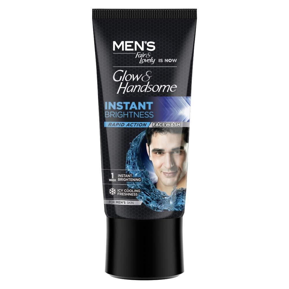 GLOW & HANDSOME MENS INSTANT BRIGHTNESS FACE WASH 50 GMS