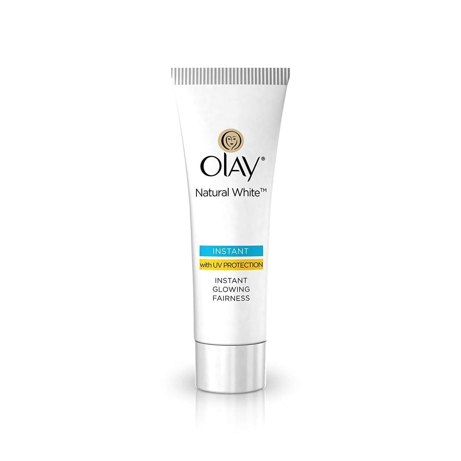 olay natural aura instant glowing cream 20 gms