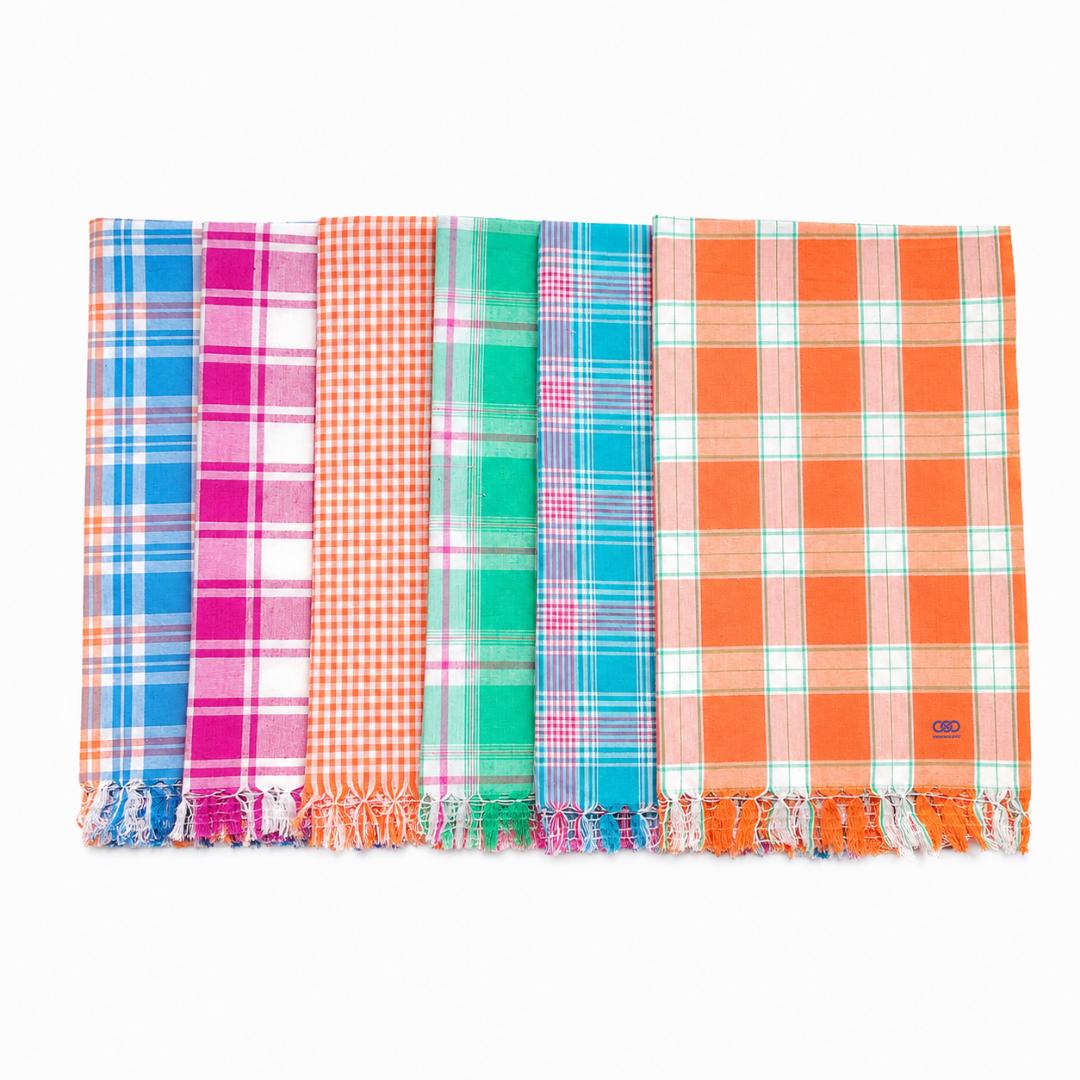 Grand Heritage Bath Towels ( Pack of 6 ) carrotorange Free Size