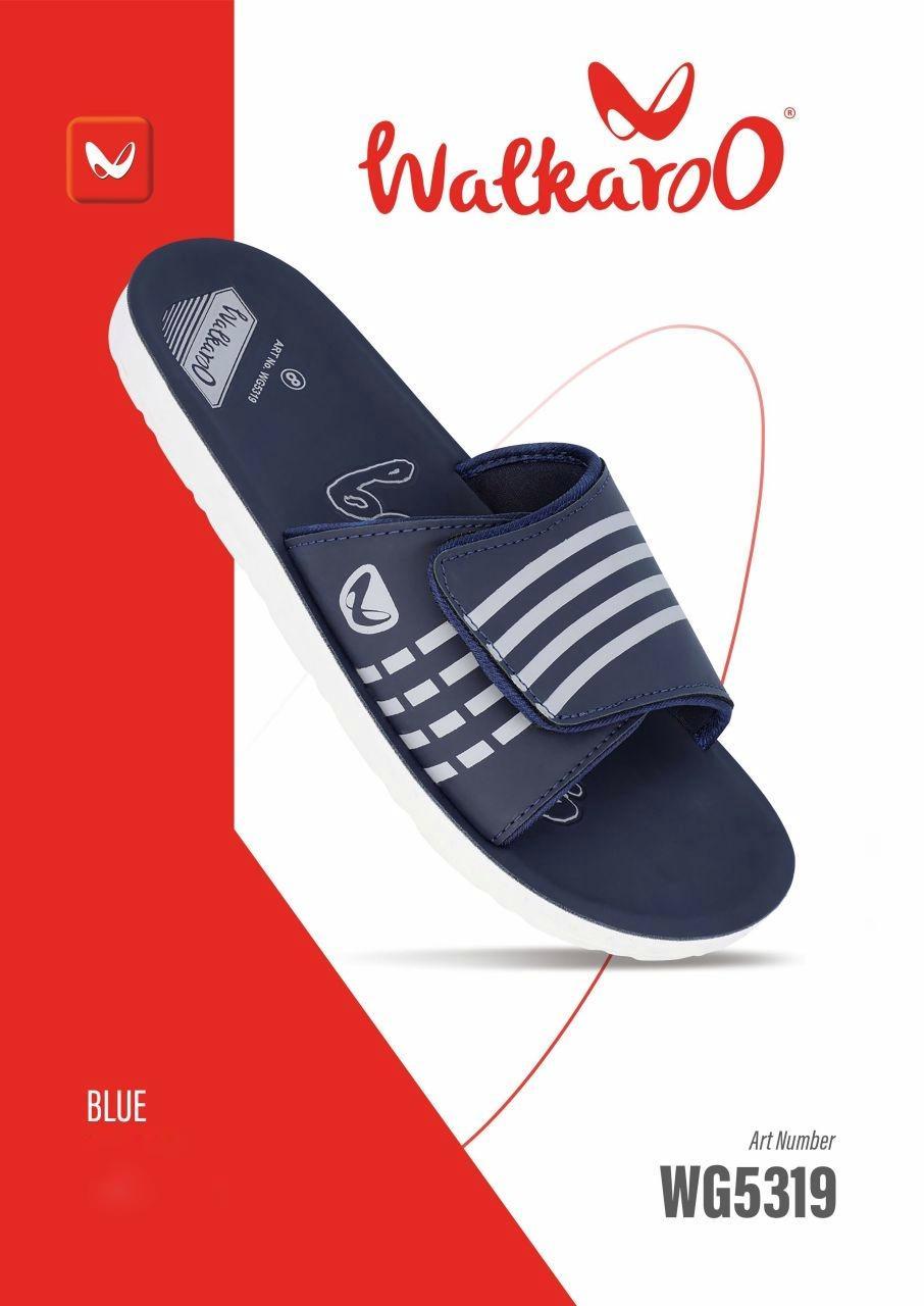 Walkaroo WG5319 Blue G No 10 Mens Slide