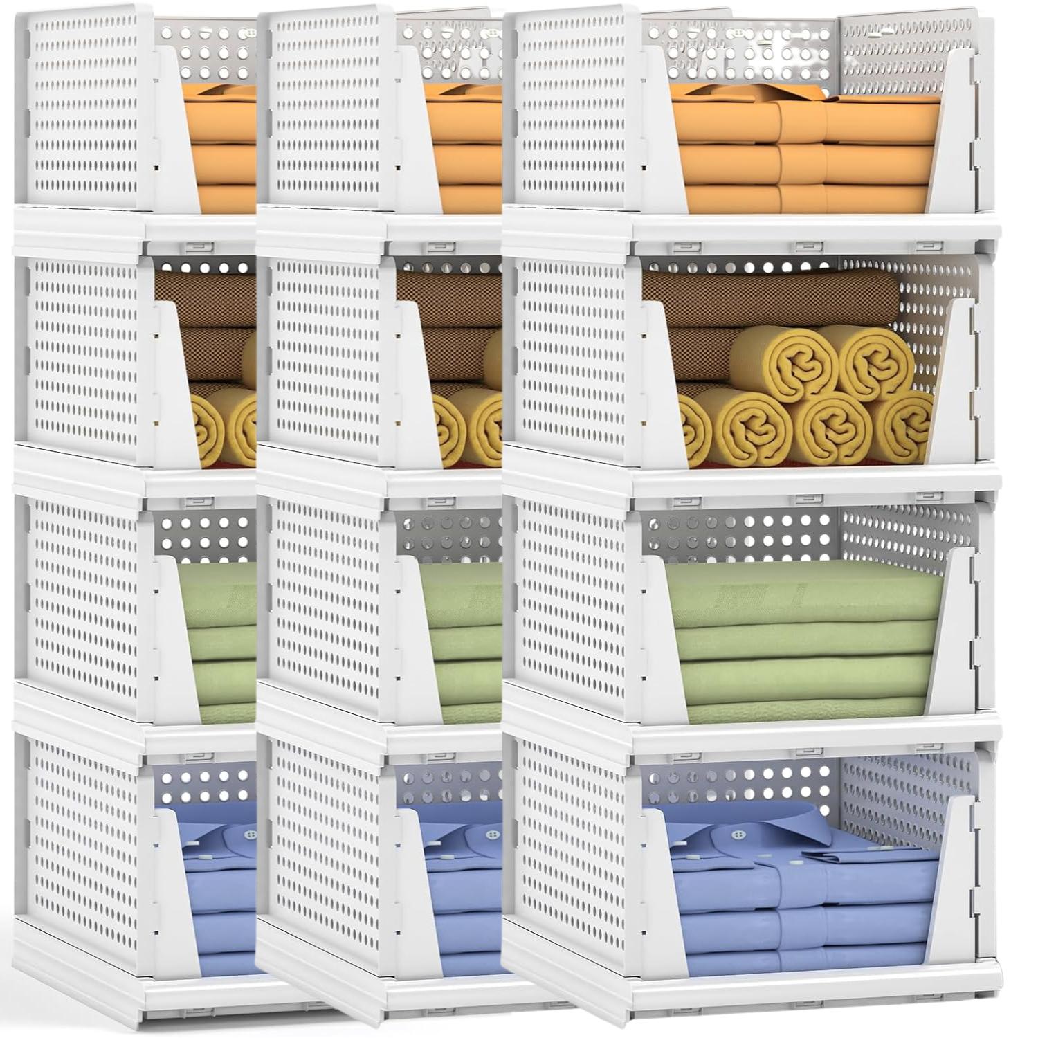 Panchhi Store Wardrobe Organizer for Clothes Cupboard Organizer for Clothes Foldable and Stackable Clothes Organiser for Wardrobe Plastic Shelf Organizer Panchhi Store Wardrobe Organizer for Clothes Cupboard Organizer for Clothes Foldable and Stackable Clothes Organiser for Wardrobe Plastic Shelf Organizer