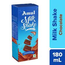 amul chocolate milk shake 180ml