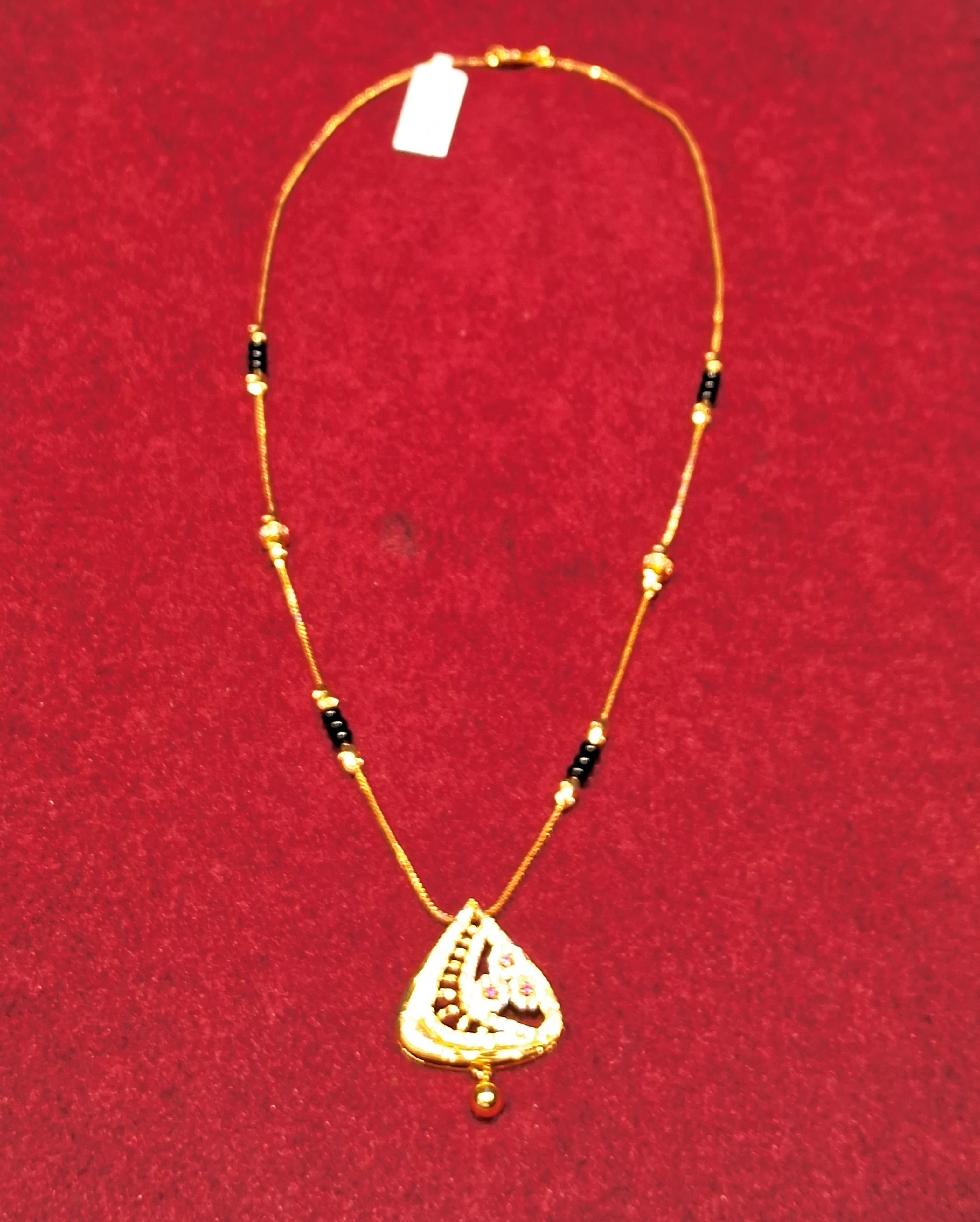 MANGALSUTRA 18" gold Free Size