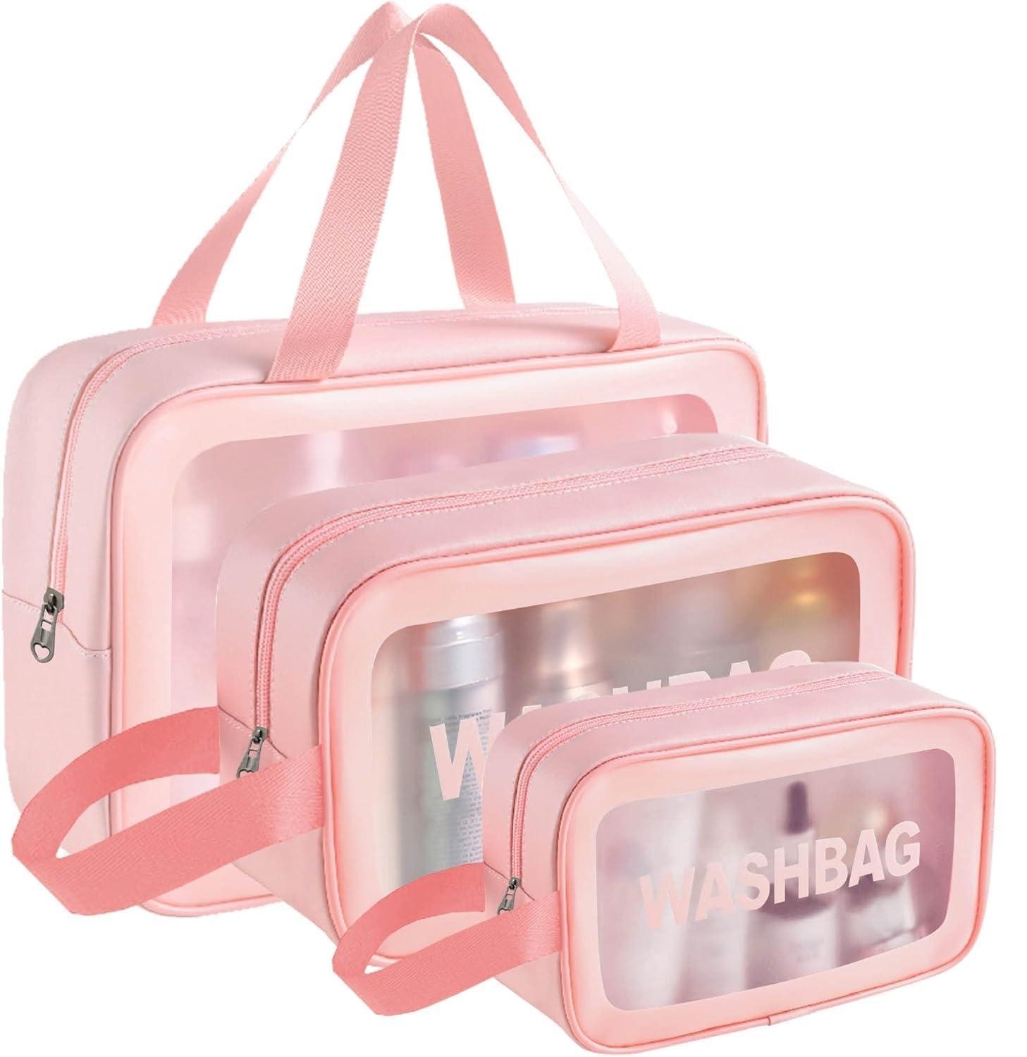 Panchhi Store Makeup Organizer Bag Travel Organizer Pouch Cosmetic Organizer Bag for Women Transparent PVC Makeup Pouch for Women and Panchhi Store Makeup Organizer Bag Travel Organizer Pouch Cosmetic Organizer Bag for Women Transparent PVC Makeup Pouch for Women and