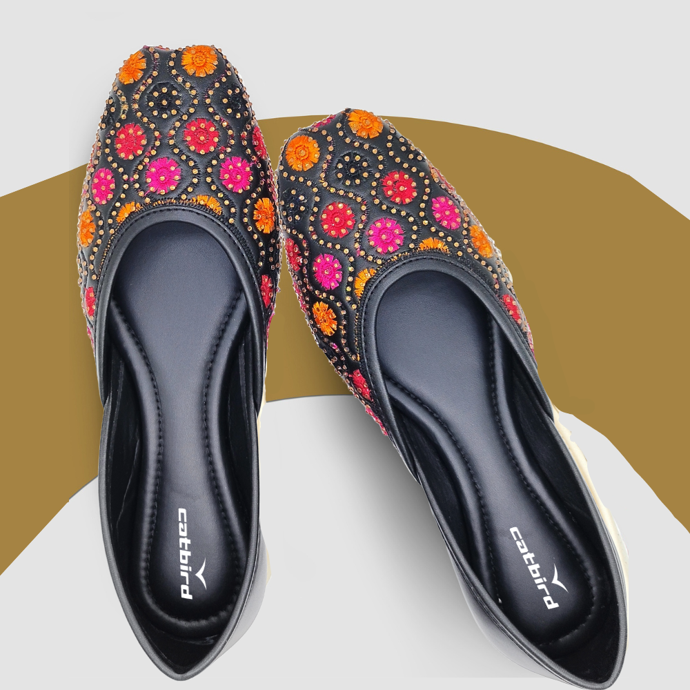 punjabi stone work ethnic jutti