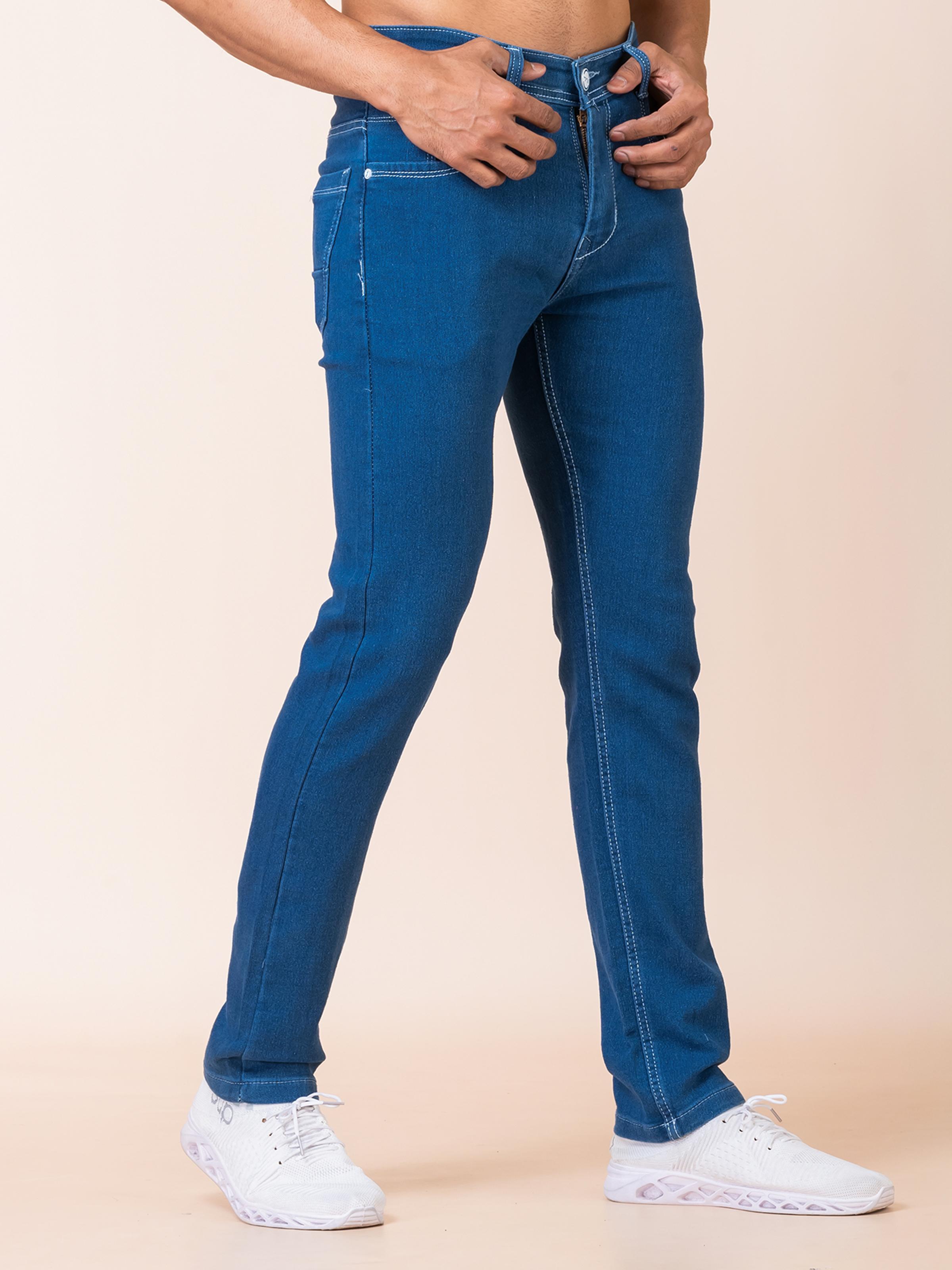 Sindon Men's Casual Denim Jeans blue 32
